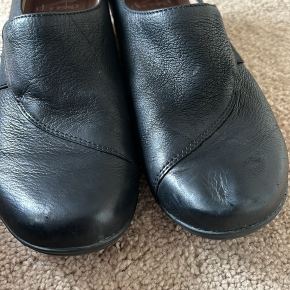 Dansko Fae Black Leather Slip On Shoe - Picture 7 of 10